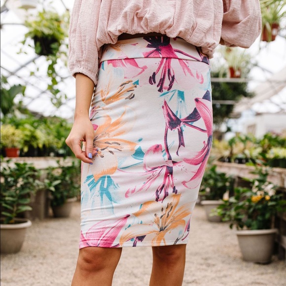 Dash of Pink Dresses & Skirts - Rhapsody in Bloom Skirt